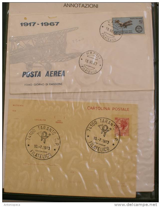 ITALY 1967 TWO FDC - FDC