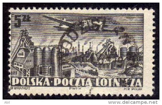 Pologne 1952 N°Y.T. : PA. 31 Obl. - Gebraucht