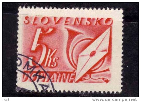 Slovaquie 1942-1944 N°Y.T. : TT. 39 Obl. - Gebruikt