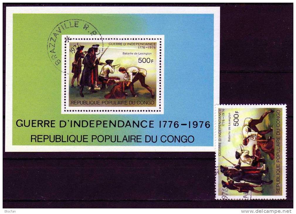 Motiv Lot Von 10 Blocks+ Bl.-Marken Kongo Block 10, 16, 21, 30 Plus 126 O 20€ USA, Nobel, Rotes Kreuz - Collezioni