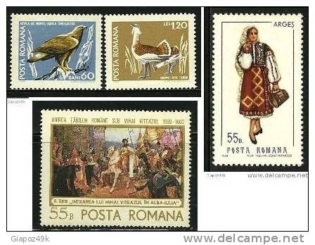 ● ROMANIA - 1968 - FAUNA Storia Costumi - N.° 2377 . . ** - Cat. ? €  - Lotto N. 299 /300 /301 - Ongebruikt