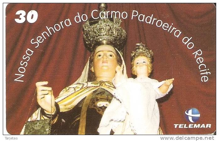 TARJETA DE BRASIL DE LA VIRGEN DE NUESTRA SEÑORA DE CARMO - Cultura