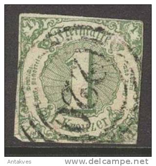 Thurn & Taxis 1859/61 1Kr. Obliterie/used - Gebraucht