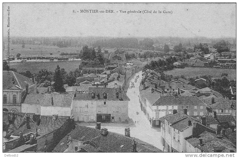 MONTIER - EN - DER  . - Vue Générale ( Côté De La Gare ) - Montier-en-Der