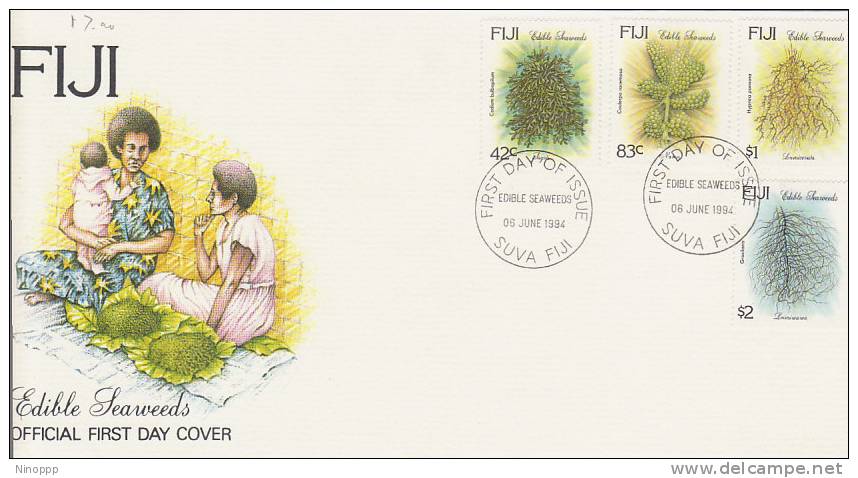 Fiji-1994 Edible Seaweeds FDC - Fidji (1970-...)