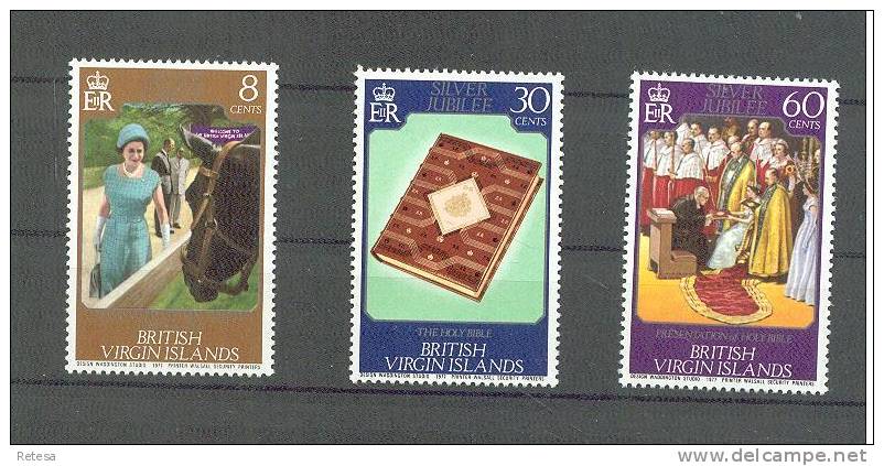 VIRGIN ISLANDS  25 JAAR KRONING QUEEN ELISABETH 1977 ** - British Virgin Islands