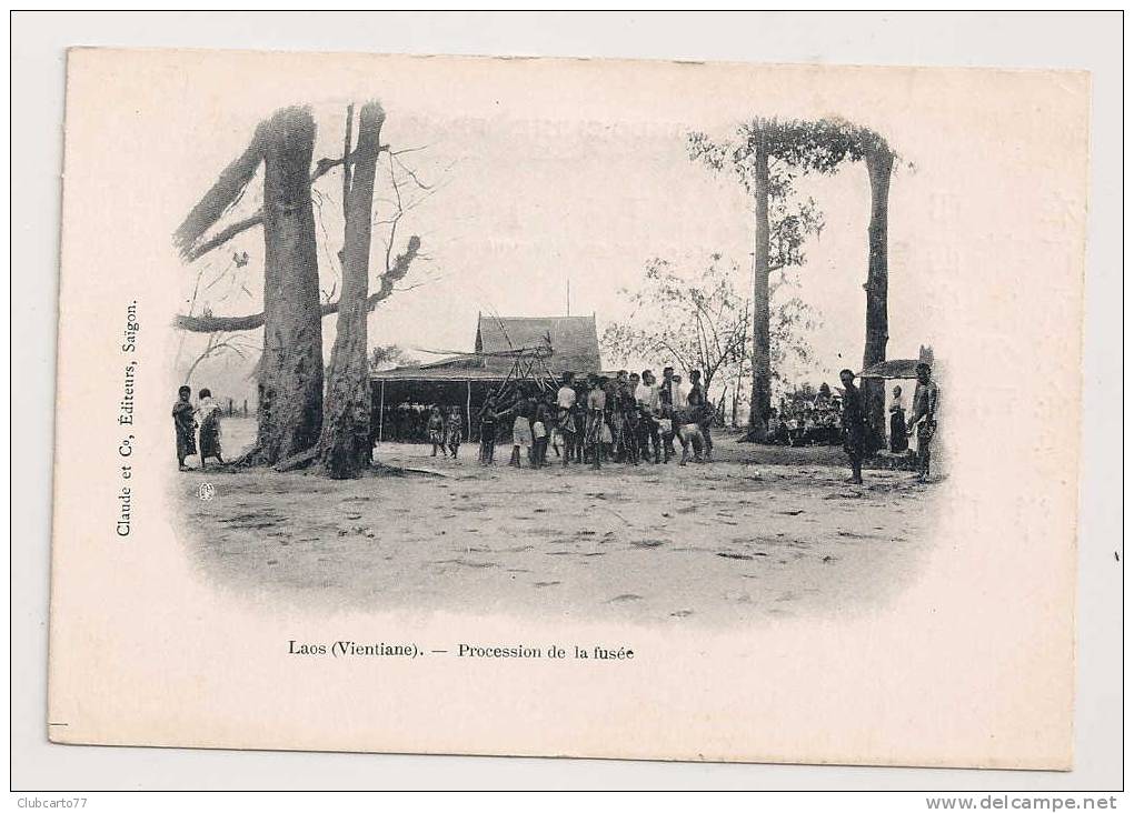 Ventiane (Laos) : Procession De La Fusée En 1905 (animée). - Laos