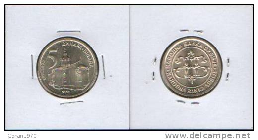 SERBIA 5 DINARA 2003 UNC - Serbia