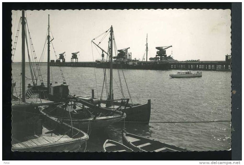 REAL PHOTO POSTCARD HUELVA  PUERTO MUELLE NORTE ESPAÑA CARTE POSTALE - Huelva