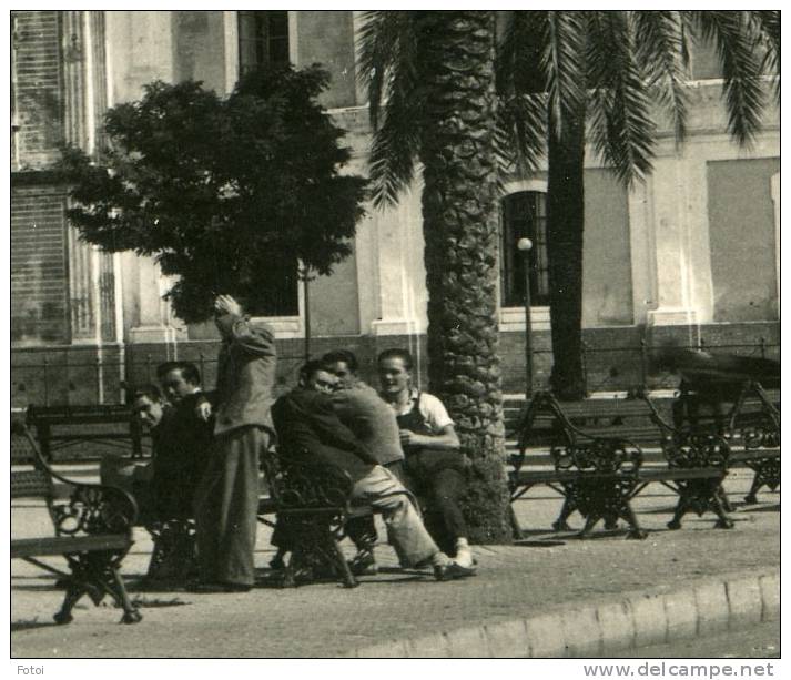 REAL PHOTO POSTCARD HUELVA  PLAZA ESPAÑA SPAIN CARTE POSTALE - Huelva