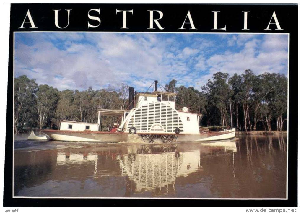 (147) - Murray River Paddle Steamer   PS Adelaide - Australie / Australia Bateaux Sur La Riviere Murray - Embarcaciones