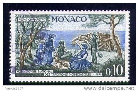 MONACO N° 939  Oblitéré - Comité National Des Traditions Monégasques - Usati