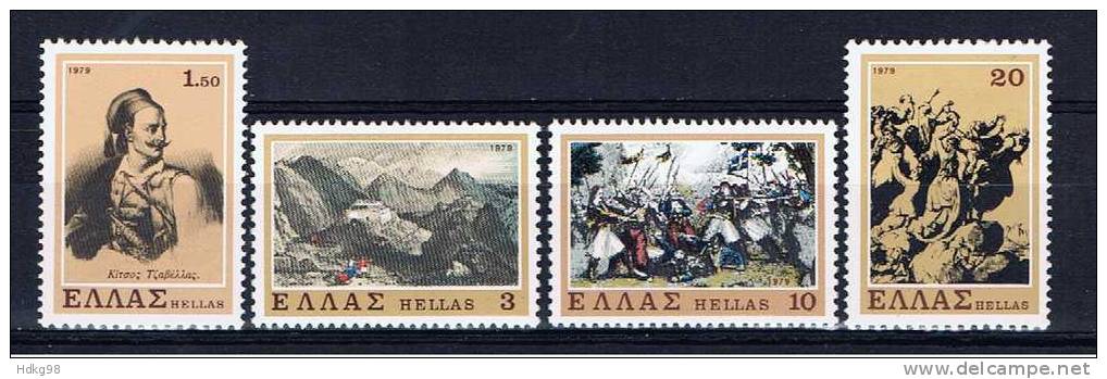 GR Griechenland 1979 Mi 1347-50 Mnh Sulioten - Unused Stamps