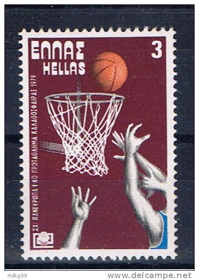 GR+ Griechenland 1979 Mi 1356 Mnh Basketball - Unused Stamps