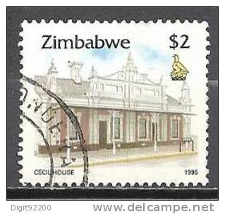 1 W Valeur Used, Oblitérée - ZIMBABWE - CECILHOUSE * 1995 - N° 1219-26 - Zimbabwe (1980-...)