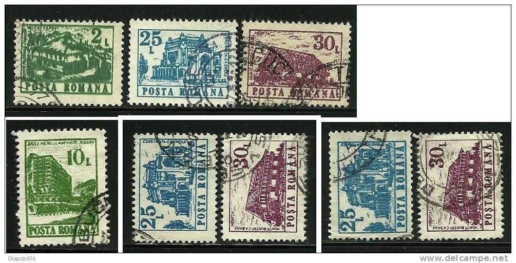 ● ROMANIA - 1991 - ORDINARIA I E II - N.° 3956 . . Usati - Cat. ? €  - Lotto N. 323 /24 /25 /26 - Oblitérés