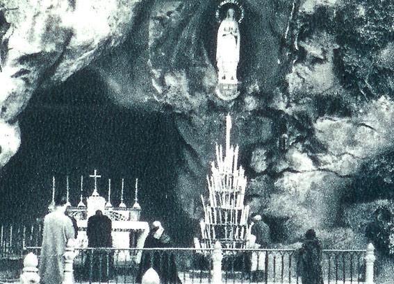 LA GROTTE MIRACULEUSE à LOURDES FRANCE Dép 65 HAUTES PYRENEES PELERINAGE GROTTE A25 - Luoghi Santi