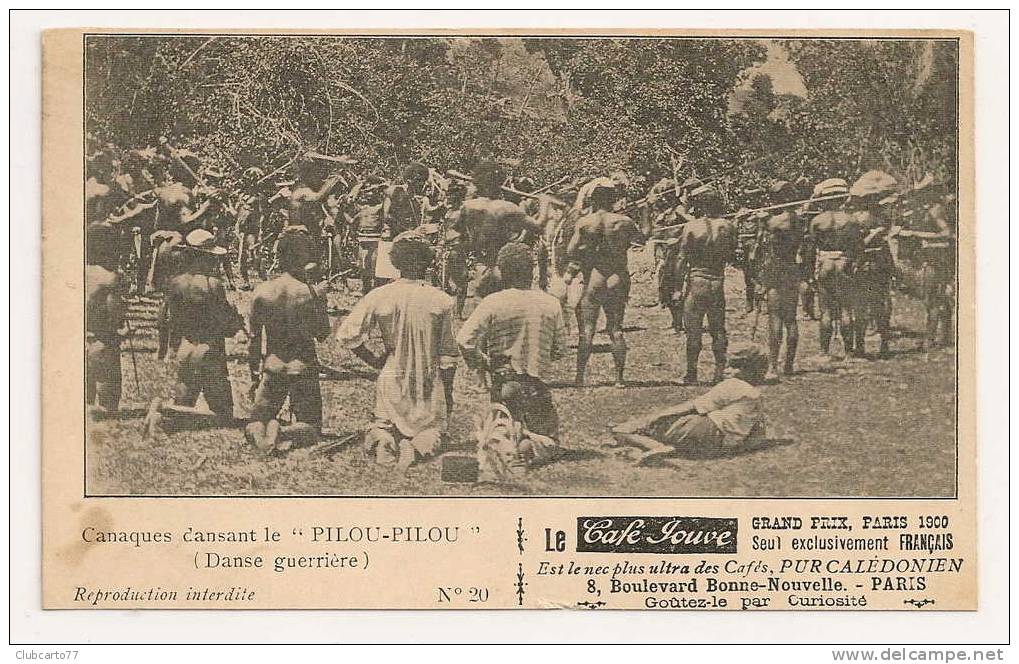 Nouvelle-Calédonie : Canaques Dansant Le "Pilou-Pilou"  Environ 1910 (animée). - Nouvelle Calédonie