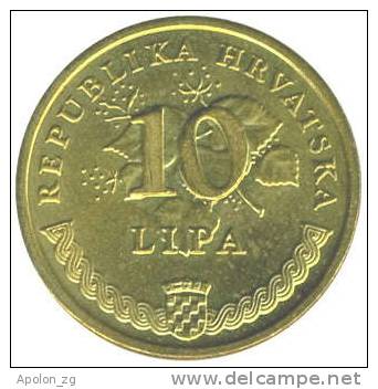 CROATIA: 10 Lipa 2007 AUNC * HIGH CONDITION COIN* - Kroatien