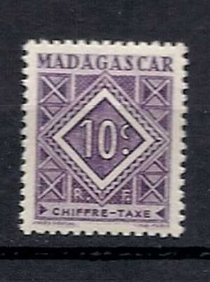 T 31  **   Y  &  T   "colonies"  Madagascar  (timbre Taxe) - Timbres-taxe