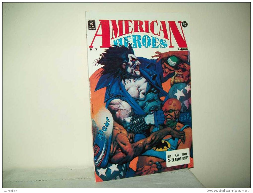 American Heroes(Play Press 1992) N. 3 - Super Eroi