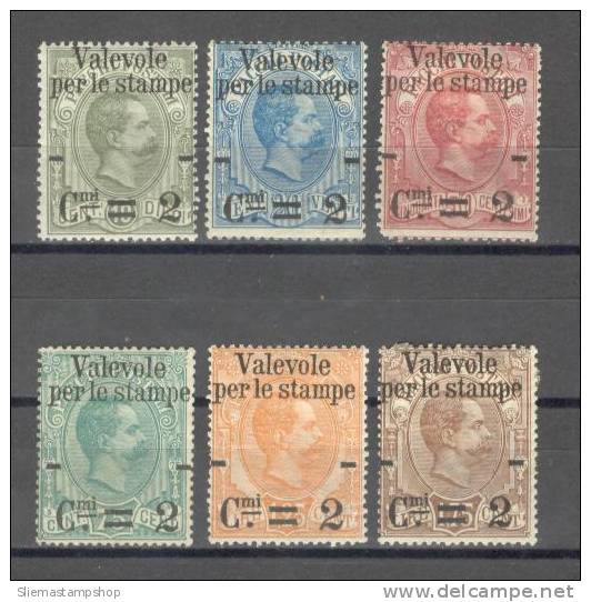 ITALY - 1890 OVERPRINTS - V2431 - Ongebruikt