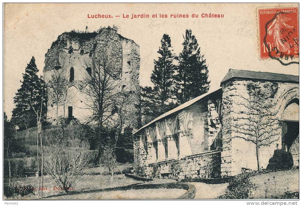 LUCHEUX - Le Jardin Et Les Ruines Du Chateau - Lucheux