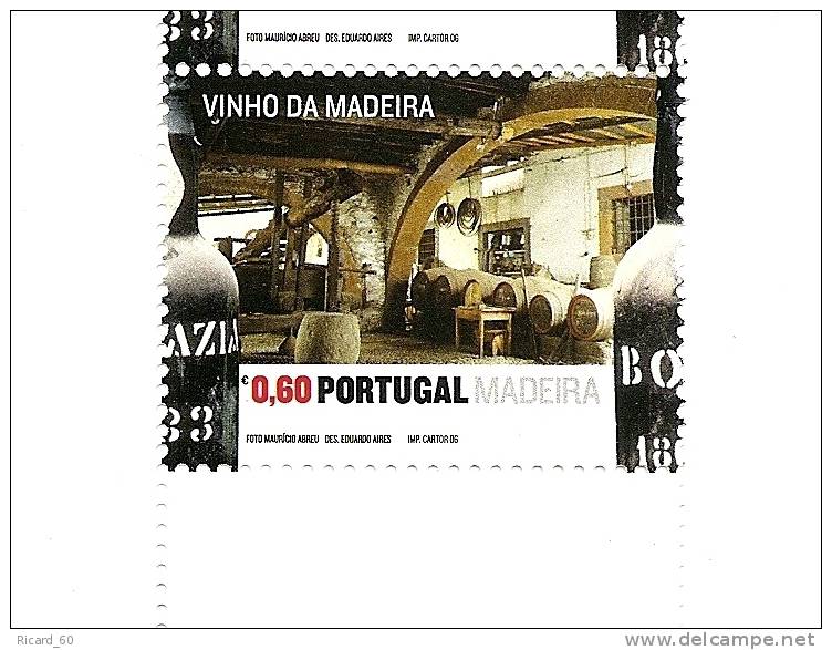 Timbre(s) Neuf(s) De Madeire**, Vin De Madeire, Tonneau, Cave,  Vin,viticulture, 2006, - Unused Stamps