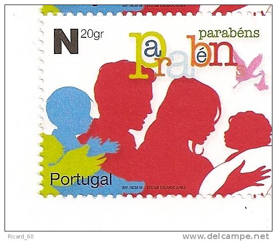 Timbre(s) Neuf(s) Du Portugal, La Famille, Parents, Enfants**, 2006, - Nuovi