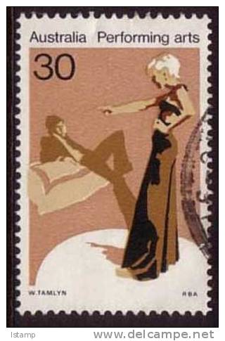 1977 - Australian Performing Arts 30c DRAMA Stamp FU - Gebraucht