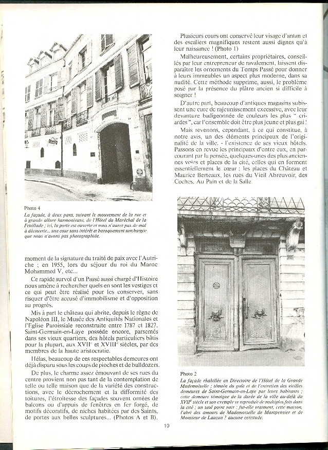 SAINT-GERMAIN-EN-LAYE, VILLE ROYALE, Connaissances De Paris Et De La France (n° 6/7, Mars-Avril 1971) 88 Pages... - Ile-de-France