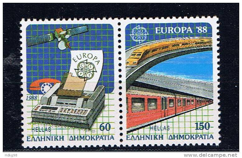 GR Griechenland 1988 Mi 1685-86A Mnh EUROPA - Neufs