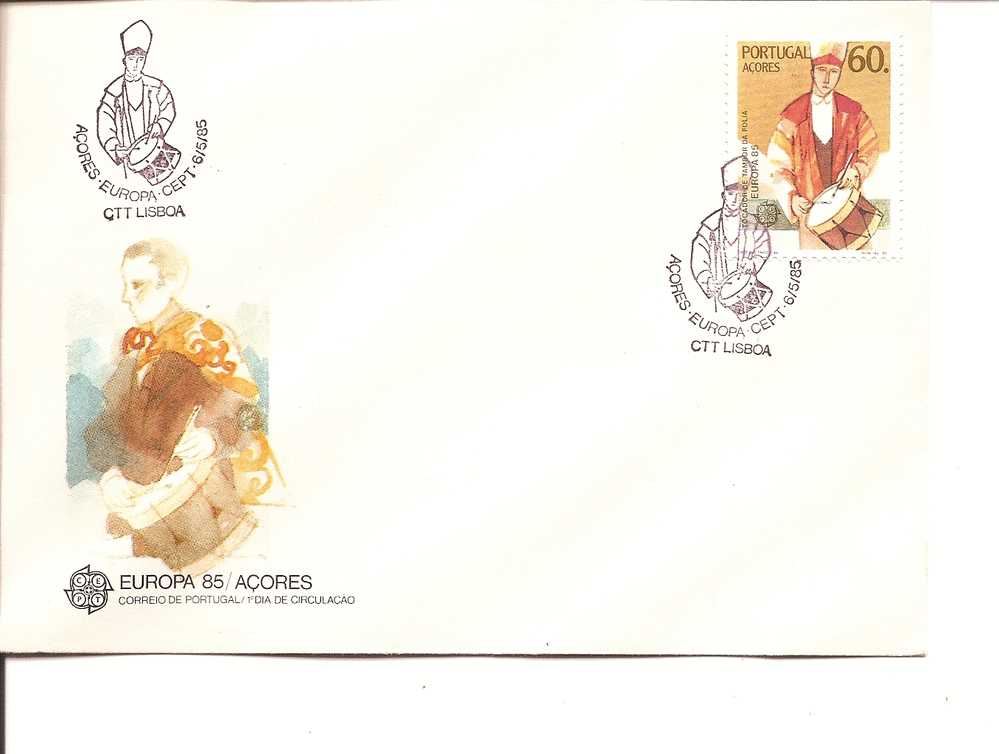 Açores Europa 1985 (315) - Lettres & Documents