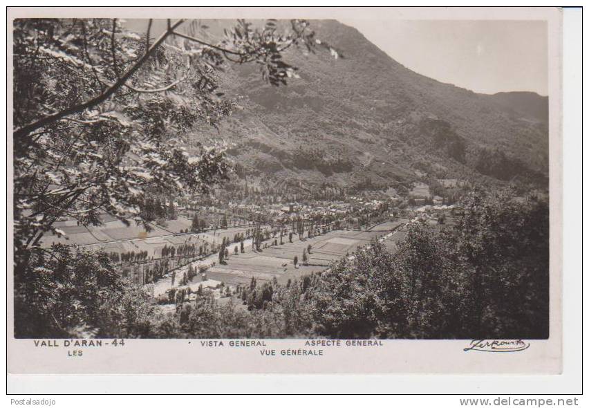 (AKA239) VALLE DE ARAN. LES. VISTA GENERAL - Lérida