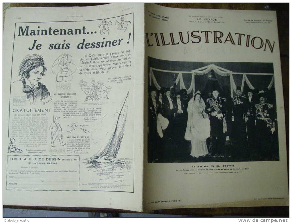 L'illustration 29 Janvier 1938 : Guerre D' Espagne ; UKRAINE En Couleurs ; - L'Illustration