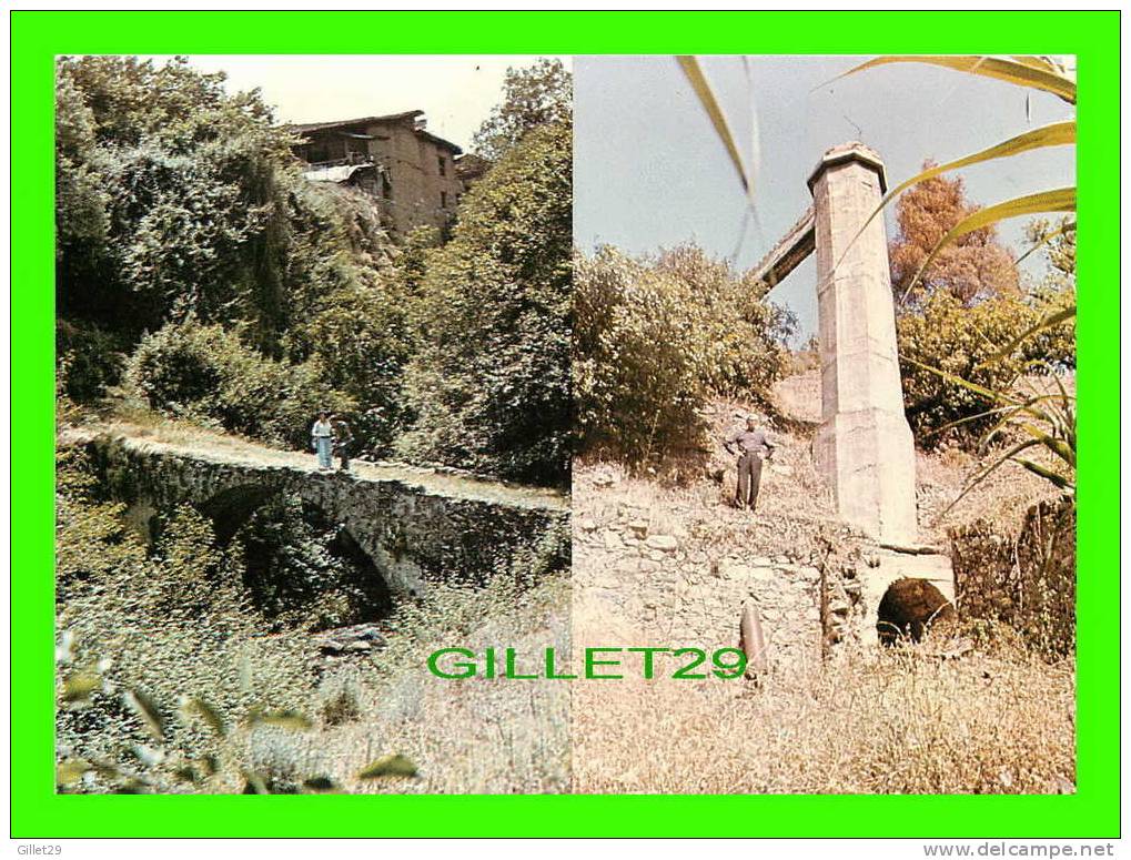 CHYPRE - CYPRUS - BRIDGE BESIDE THE MILL - ELECTRICITY SUPPLY - OLD VILLAGE OF KAKOPETRIA - MARYLAND RESTAURANT - - Cyprus