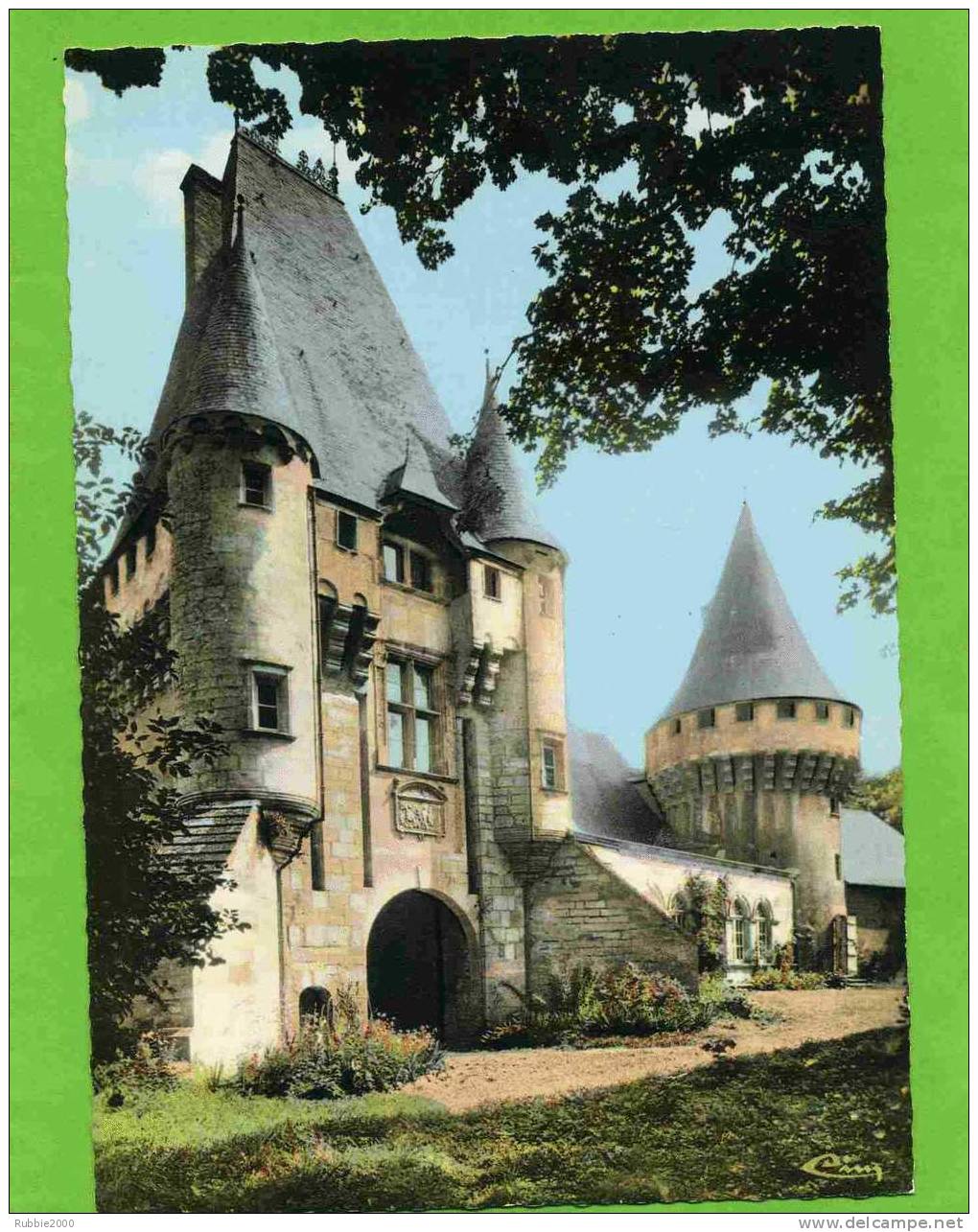 CHEF BOUTONNE CHATEAU DE JAVARZAY CARTE EN TRES BON ETAT - Chef Boutonne