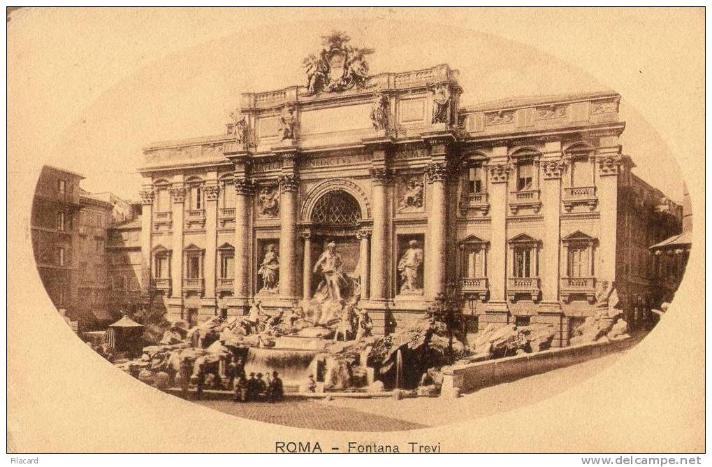 7122   Italia  Roma   Fontana  Trevi   NV  (scritta) - Fontana Di Trevi