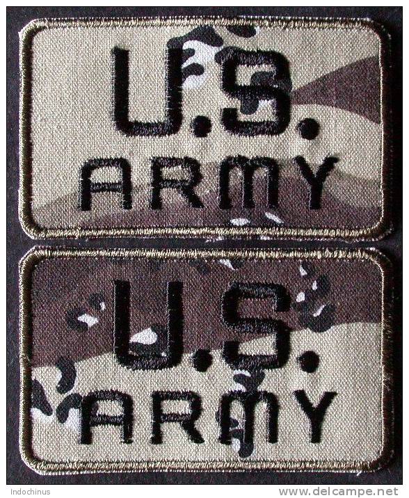 Patchs / Ecussons   US  ARMY X  2   PORT  OFFERT - Patches