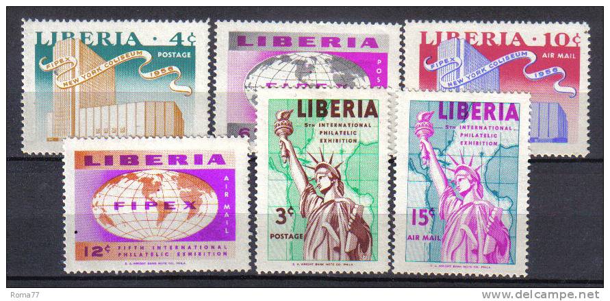 SS1970 - LIBERIA , Yvert Serie N. 333/335+aerea  *** - Liberia