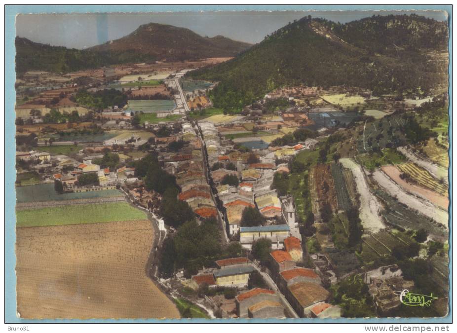 La Roquebrussanne : Vue Générale Aérienne Et Colline De Lamanon - Combier . - La Roquebrussanne