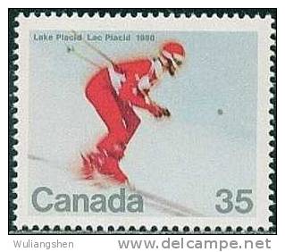 AT0818 Canda 1980  Speed Skating  1v MNH - Winter 1980: Lake Placid