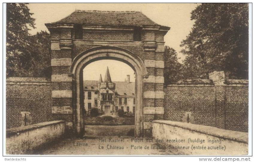 Laerne Het Kasteel Poort Van Den Eerekoer (huidige Ingang) - Laarne