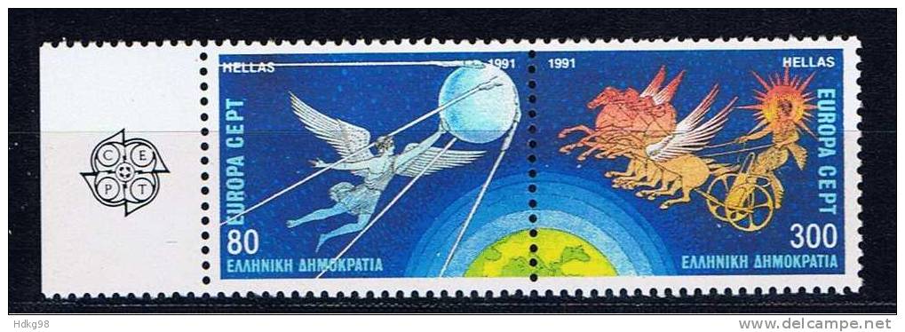 GR Griechenland 1991 Mi 1777-78A Mnh EUROPA - Nuevos