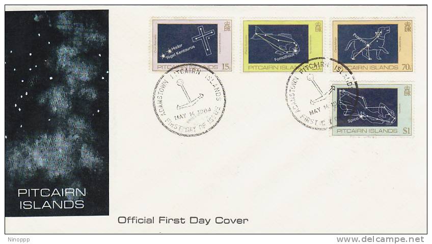 Pitcairn Islands-1984 Night Sky FDC - Pitcairninsel