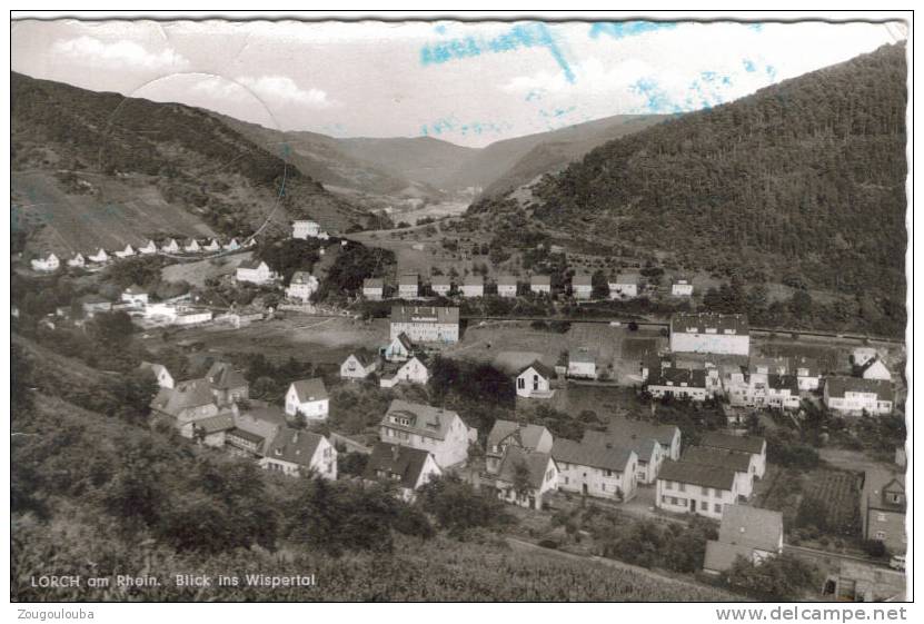 LORCH Am Rhein  Blick Ins Wispertal - Rheingau