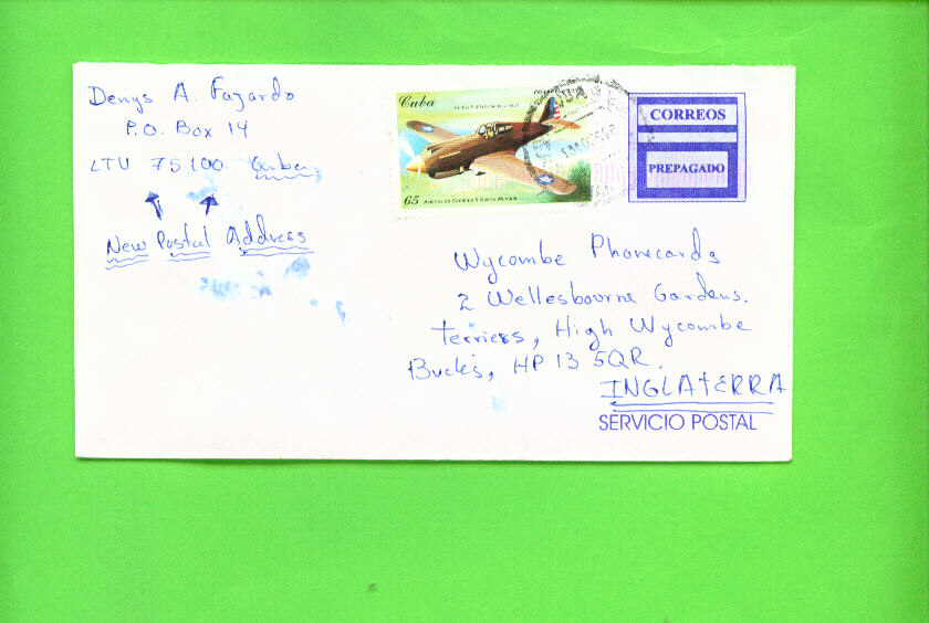 CUBA - Postal Stationary Cover To England - Other & Unclassified