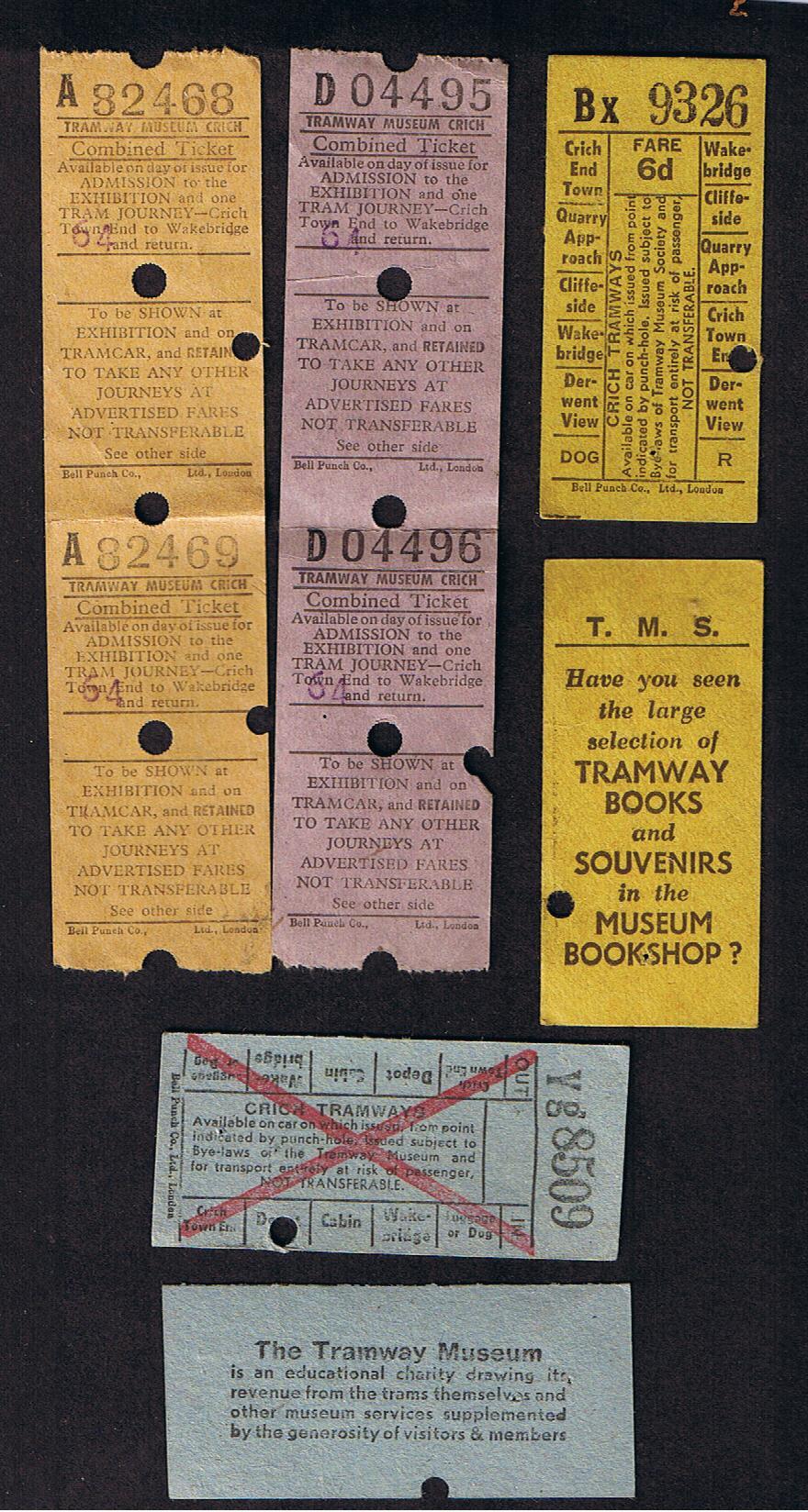 RB 558 -  Large Quantity Of  Pre 1971 GB Car Park & Tramway Tickets - Cornwall - Devon - Crich - Eintrittskarten