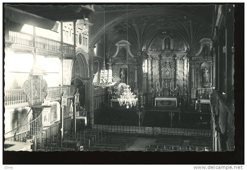 Ciboure Pyrénées Atlantiques 2 MF Intérieur De L'Eglise SIPR - Ciboure