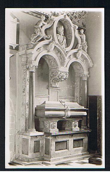 RB 560 -  Early Real Photo Postcard Tomb At Hawstead Church - Suffolk - Autres & Non Classés